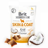 Brit Care Dog Functional Snack Skin&Coat Krill - лакомство за кожа и козина с ракообразни и кокос 150гр.